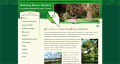 Desktop Screenshot of gallowayhousegardens.co.uk